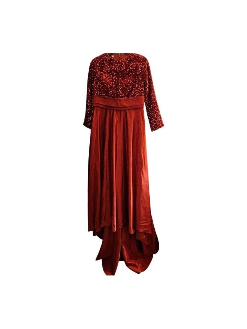 LanTing Wedding Dress, M, Red - Picture 5 of 14